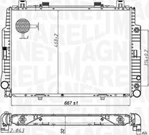 Magneti Marelli 350213174700 - Radiators, Motora dzesēšanas sistēma autodraugiem.lv