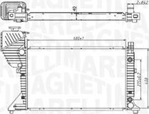 Magneti Marelli 350213177500 - Radiators, Motora dzesēšanas sistēma autodraugiem.lv