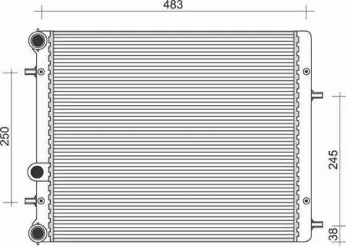 Magneti Marelli 350213840000 - Radiators, Motora dzesēšanas sistēma autodraugiem.lv