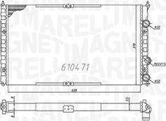 Magneti Marelli 350213842000 - Radiators, Motora dzesēšanas sistēma autodraugiem.lv