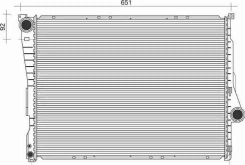 Magneti Marelli 350213857000 - Radiators, Motora dzesēšanas sistēma autodraugiem.lv