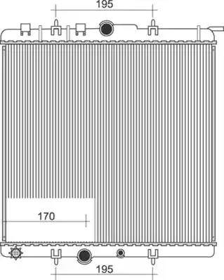 Magneti Marelli 350213869000 - Radiators, Motora dzesēšanas sistēma autodraugiem.lv