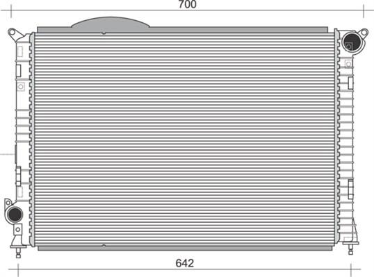 Magneti Marelli 350213860000 - Radiators, Motora dzesēšanas sistēma autodraugiem.lv