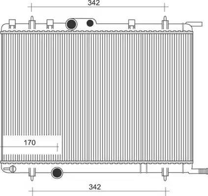 Magneti Marelli 350213885000 - Radiators, Motora dzesēšanas sistēma autodraugiem.lv