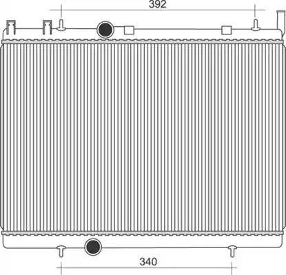 Magneti Marelli 350213888000 - Radiators, Motora dzesēšanas sistēma autodraugiem.lv