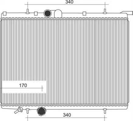 Magneti Marelli 350213882000 - Radiators, Motora dzesēšanas sistēma autodraugiem.lv