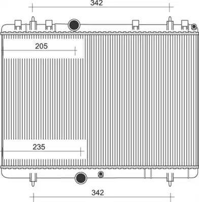 Magneti Marelli 350213879000 - Radiators, Motora dzesēšanas sistēma autodraugiem.lv