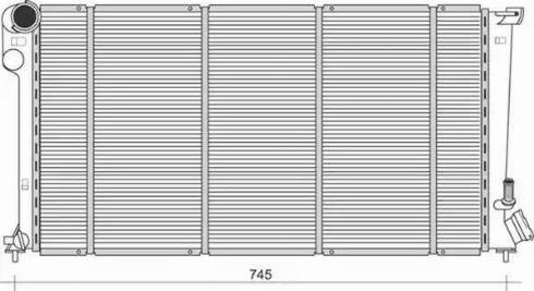 Magneti Marelli 350213876000 - Radiators, Motora dzesēšanas sistēma autodraugiem.lv