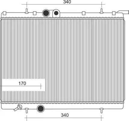 Magneti Marelli 350213872000 - Radiators, Motora dzesēšanas sistēma autodraugiem.lv