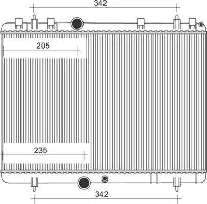 Magneti Marelli 350213877000 - Radiators, Motora dzesēšanas sistēma autodraugiem.lv