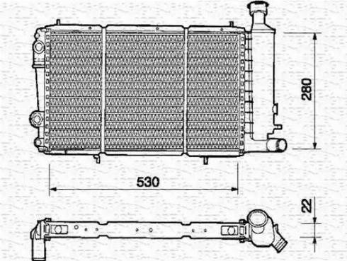 Magneti Marelli 350213310000 - Radiators, Motora dzesēšanas sistēma autodraugiem.lv