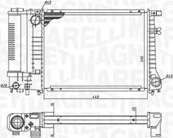 Magneti Marelli 350213240000 - Radiators, Motora dzesēšanas sistēma autodraugiem.lv