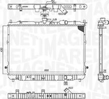 Magneti Marelli 350213201400 - Radiators, Motora dzesēšanas sistēma autodraugiem.lv