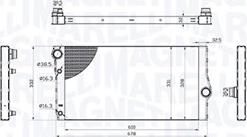 Magneti Marelli 350213214600 - Radiators, Motora dzesēšanas sistēma autodraugiem.lv