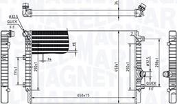 Magneti Marelli 350213214000 - Radiators, Motora dzesēšanas sistēma autodraugiem.lv