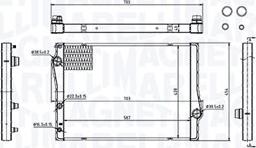 Magneti Marelli 350213214700 - Radiators, Motora dzesēšanas sistēma autodraugiem.lv