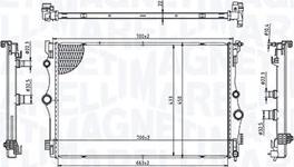 Magneti Marelli 350213216400 - Radiators, Motora dzesēšanas sistēma autodraugiem.lv