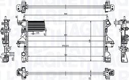 Magneti Marelli 350213211900 - Radiators, Motora dzesēšanas sistēma autodraugiem.lv