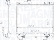 Magneti Marelli 350213213800 - Radiators, Motora dzesēšanas sistēma autodraugiem.lv