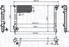 Magneti Marelli 350213212700 - Radiators, Motora dzesēšanas sistēma autodraugiem.lv