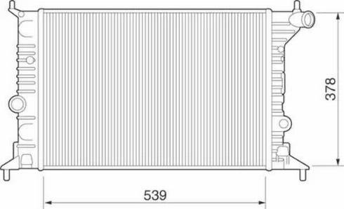 Magneti Marelli 350213274000 - Radiators, Motora dzesēšanas sistēma autodraugiem.lv