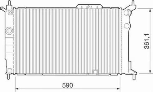 Magneti Marelli 350213277000 - Radiators, Motora dzesēšanas sistēma autodraugiem.lv