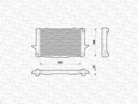 Magneti Marelli 350213790000 - Radiators, Motora dzesēšanas sistēma autodraugiem.lv