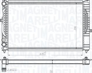 Magneti Marelli 350213712000 - Radiators, Motora dzesēšanas sistēma autodraugiem.lv