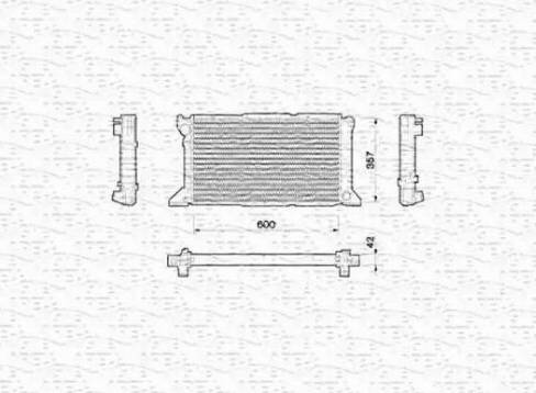 Magneti Marelli 350213782000 - Radiators, Motora dzesēšanas sistēma autodraugiem.lv