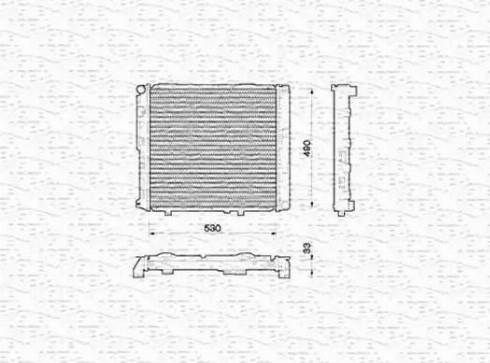 Magneti Marelli 350213774000 - Radiators, Motora dzesēšanas sistēma autodraugiem.lv