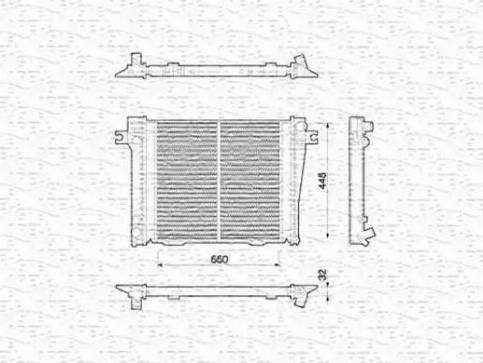 Magneti Marelli 350213771000 - Radiators, Motora dzesēšanas sistēma autodraugiem.lv