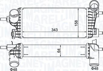 Magneti Marelli 351319205550 - Starpdzesētājs autodraugiem.lv