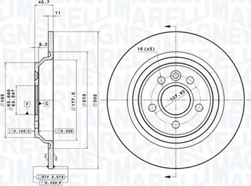 Magneti Marelli 360406095701 - Bremžu diski autodraugiem.lv