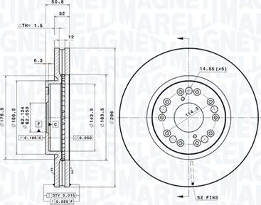 Magneti Marelli 360406090101 - Bremžu diski autodraugiem.lv