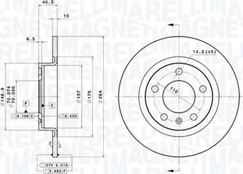 Magneti Marelli 360406056001 - Bremžu diski autodraugiem.lv