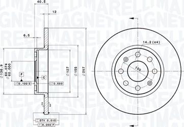 Magneti Marelli 360406064701 - Bremžu diski autodraugiem.lv