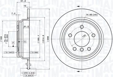 Magneti Marelli 360406016401 - Bremžu diski autodraugiem.lv