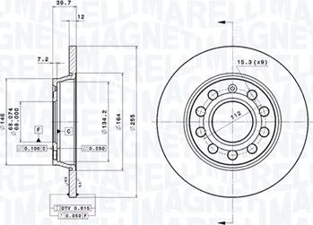 Magneti Marelli 360406013401 - Bremžu diski autodraugiem.lv