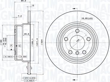 Magneti Marelli 360406017001 - Bremžu diski autodraugiem.lv