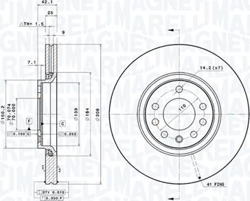 Magneti Marelli 360406039701 - Bremžu diski autodraugiem.lv