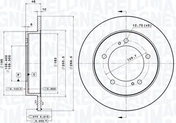 Magneti Marelli 360406187700 - Bremžu diski autodraugiem.lv