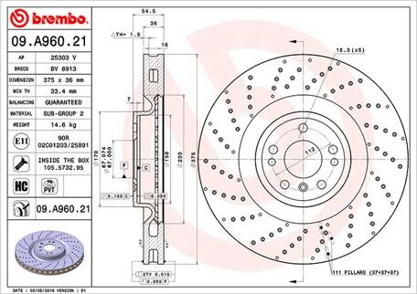 DJ Parts BD2799 - Bremžu diski autodraugiem.lv