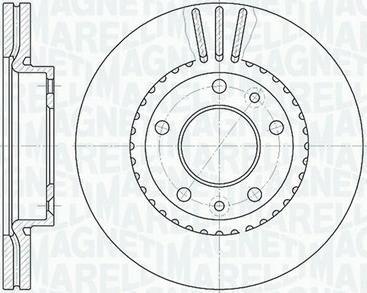 Magneti Marelli 361302040474 - Bremžu diski autodraugiem.lv