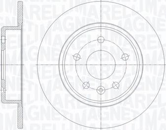 Magneti Marelli 361302040657 - Bremžu diski autodraugiem.lv