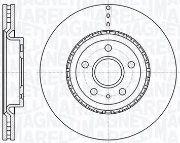 Magneti Marelli 361302040612 - Bremžu diski autodraugiem.lv