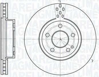 Magneti Marelli 361302040196 - Bremžu diski autodraugiem.lv