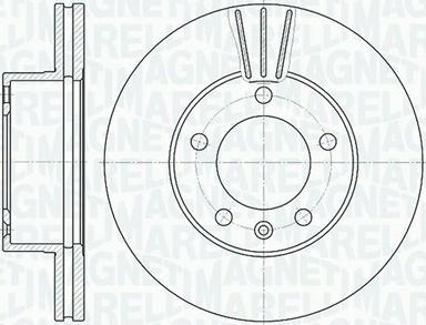 Magneti Marelli 361302040160 - Bremžu diski autodraugiem.lv