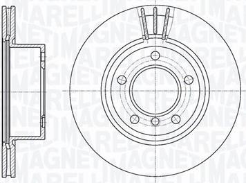 Magneti Marelli 361302040128 - Bremžu diski autodraugiem.lv