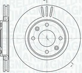 Magneti Marelli 361302040174 - Bremžu diski autodraugiem.lv