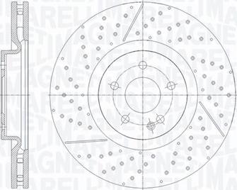 Magneti Marelli 361302040810 - Bremžu diski autodraugiem.lv